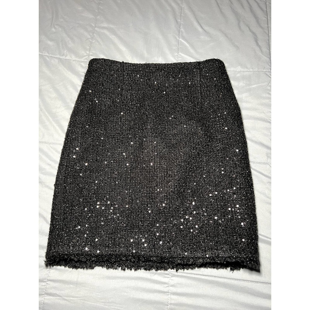Michael Kors sparkly raw hem mini skirt size 4